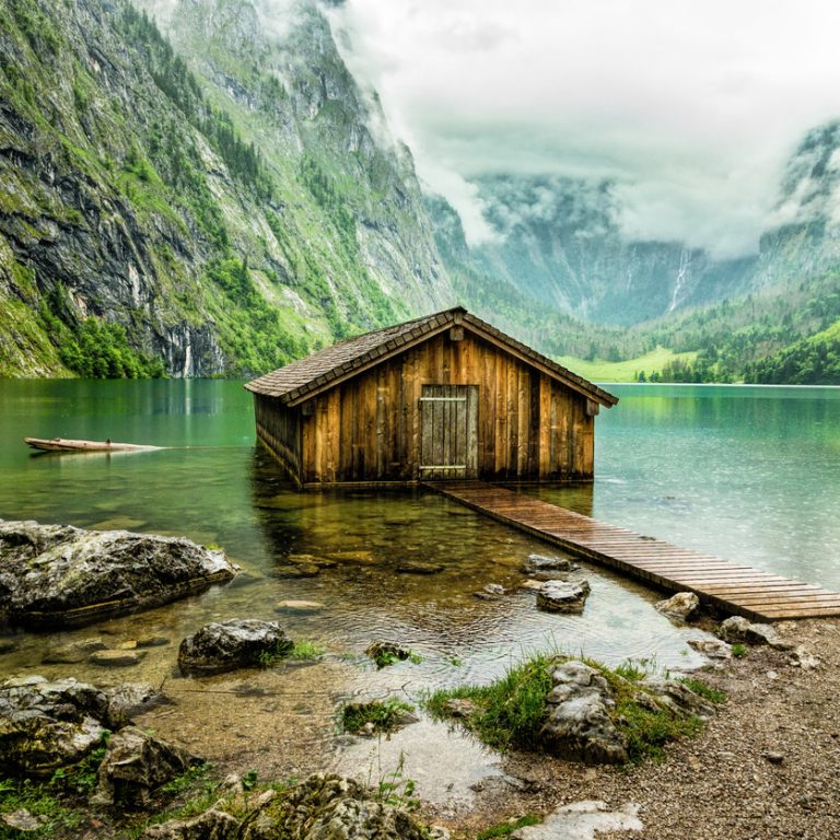 old boathouse, Bavaria, by Art In Voyage